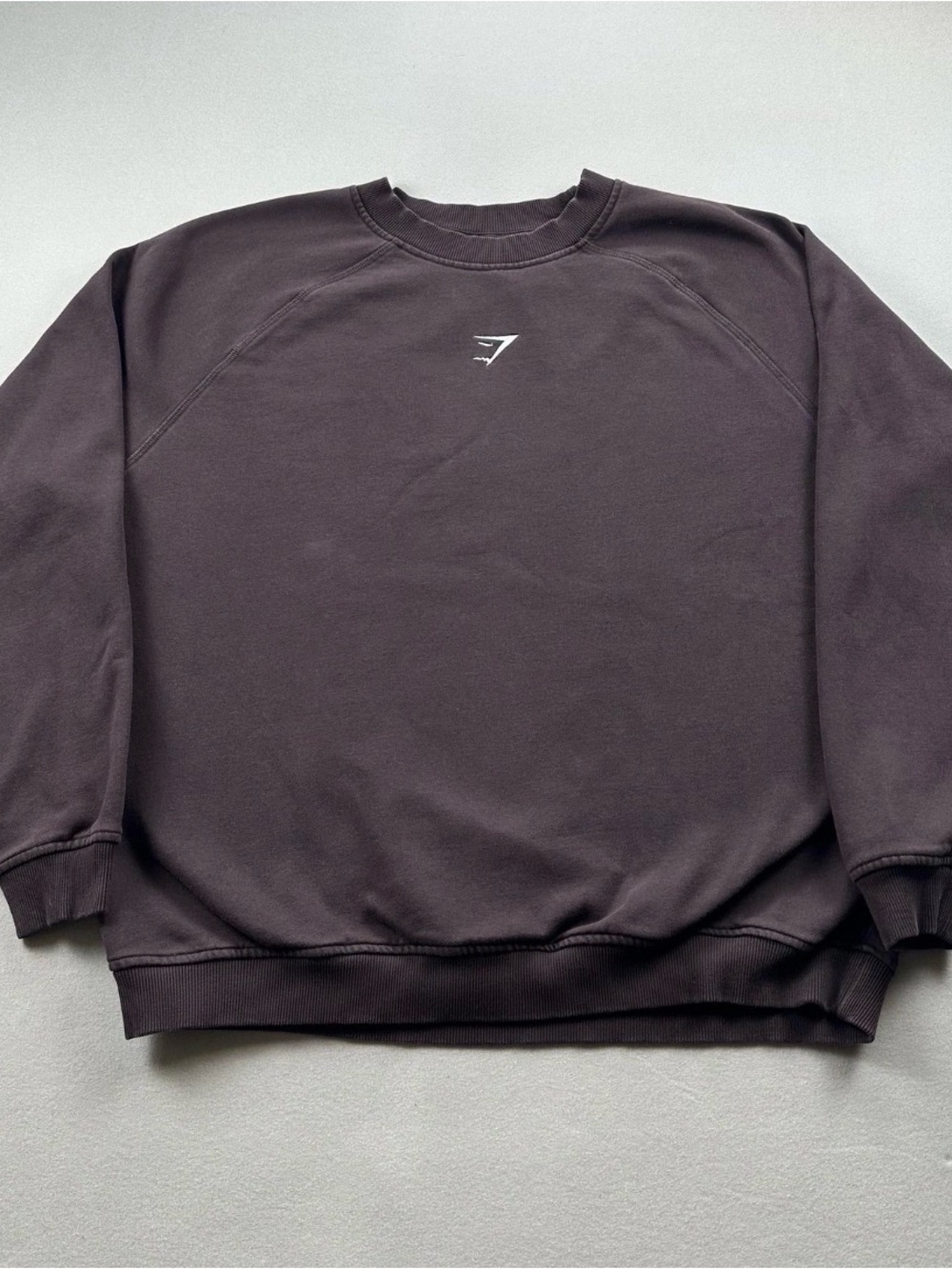 Men's gymshark Crewneck dark brown sweatshirt